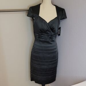 Elegant Charcoal Form Fitting Dress by Jax - NWT - Sz 8 - Prom - Formal
